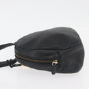 Christian Dior Shoulder Bag Leather Black Gold Auth bs34854-5
