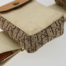 Christian Dior Trotter Canvas Belt Bag Street Chic Beige Gold Auth bs34856A-11