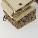 Christian Dior Trotter Canvas Belt Bag Street Chic Beige Gold Auth bs34856A-13