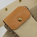 Christian Dior Trotter Canvas Belt Bag Street Chic Beige Gold Auth bs34856A-14