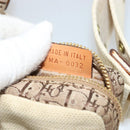 Christian Dior Trotter Canvas Belt Bag Street Chic Beige Gold Auth bs34856A-22