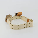 Christian Dior Trotter Canvas Belt Bag Street Chic Beige Gold Auth bs34856A-7