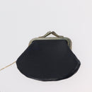 Christian Dior Shoulder Bag Leather Navy Gold Auth bs34858-19