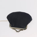 Christian Dior Shoulder Bag Leather Navy Gold Auth bs34858-20
