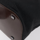CELINE Tote Bag Canvas Black Auth bs34859-13