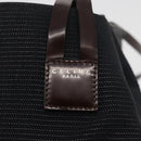 CELINE Tote Bag Canvas Black Auth bs34859-14