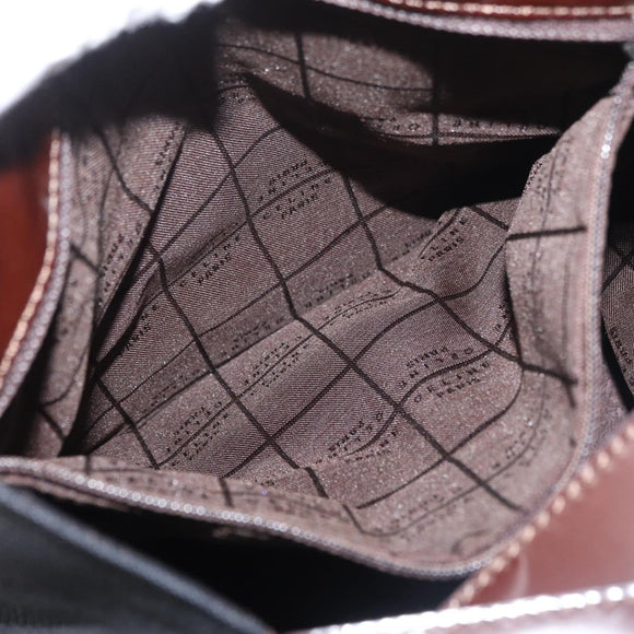 CELINE Tote Bag Canvas Black Auth bs34859