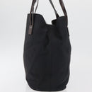 CELINE Tote Bag Canvas Black Auth bs34859-4
