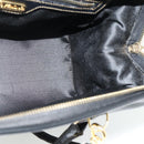 FENDI Pecan Canvas Mini Boston Tas PVC Zwart Bruin Auth bs34863-19