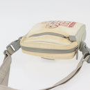 CHANEL Sports Line Shoulder Bag Nylon White Silver CC Auth bs34864-6