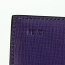 FENDI Zucca Canvas Long Wallet PVC Black Brown Auth bs34866A-17