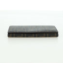 FENDI Zucca Canvas Long Wallet PVC Black Brown Auth bs34866A-6