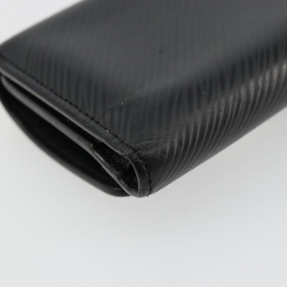 LOUIS VUITTON Epi Portefeuille twist Wallet Black M63322 LV Auth bs34867A