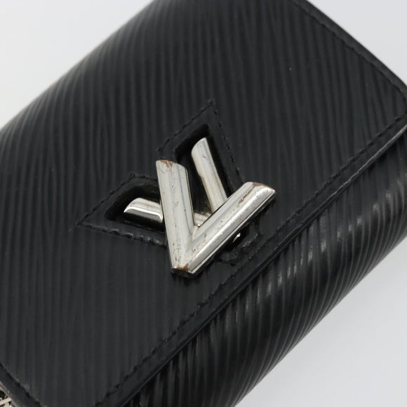 LOUIS VUITTON Epi Portefeuille twist Wallet Black M63322 LV Auth bs34867A