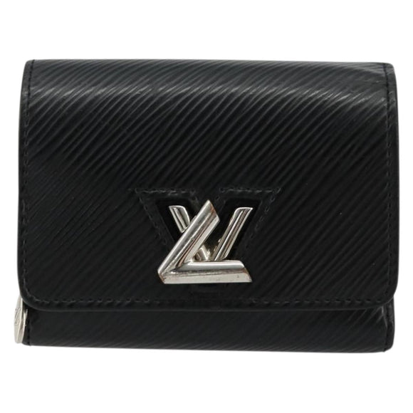 LOUIS VUITTON Epi Portefeuille twist Wallet Black M63322 LV Auth bs34867A