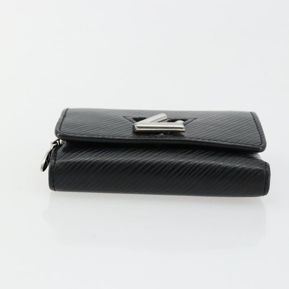 LOUIS VUITTON Epi Portefeuille twist Wallet Black M63322 LV Auth bs34867A