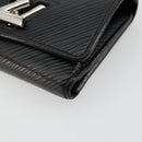 LOUIS VUITTON Epi Portefeuille twist Wallet Black M63322 LV Auth bs34867A-7