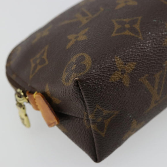 LOUIS VUITTON Monogram Pochette Cosmetic PM Pouch M43998 LV Auth bs34868