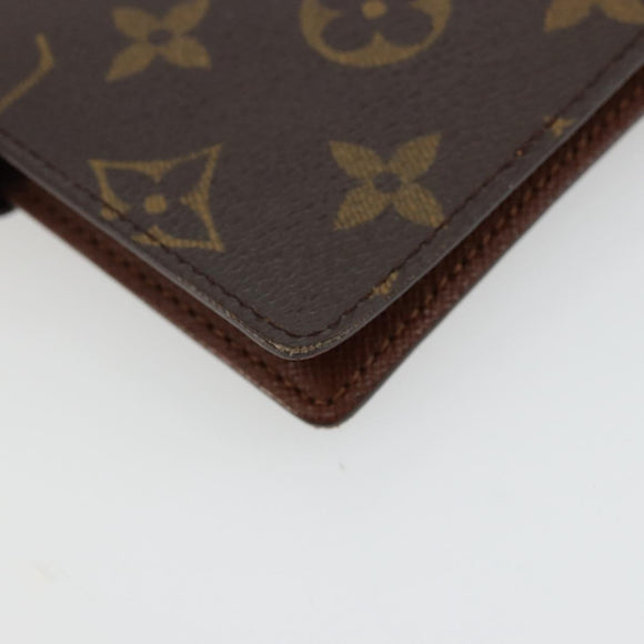 LOUIS VUITTON Monogram Agenda PM Day Planner Cover R20005 LV Auth bs34869