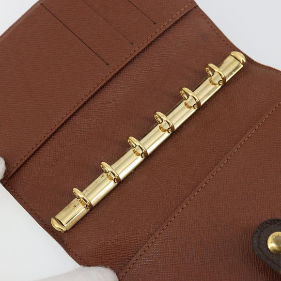 LOUIS VUITTON Monogram Agenda PM Day Planner Cover R20005 LV Auth bs34869
