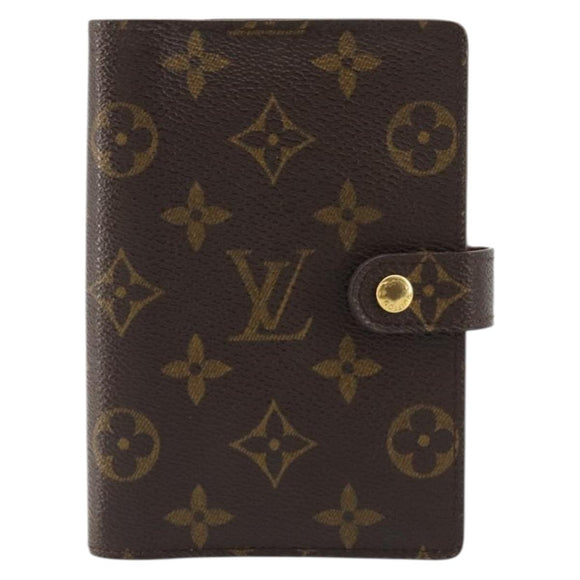 LOUIS VUITTON Monogram Agenda PM Day Planner Cover R20005 LV Auth bs34869