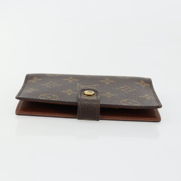 LOUIS VUITTON Monogram Agenda PM Day Planner Cover R20005 LV Auth bs34869