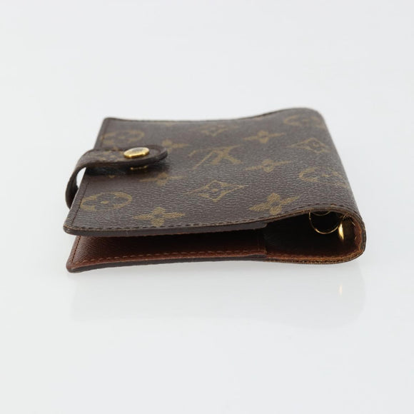 LOUIS VUITTON Monogram Agenda PM Day Planner Cover R20005 LV Auth bs34869