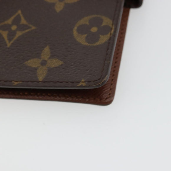LOUIS VUITTON Monogram Agenda PM Day Planner Cover R20005 LV Auth bs34869