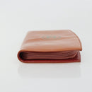 CHANEL Long Wallet Patent leather Orange Silver CC Auth bs34871-4