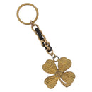 CHANEL COCO Mark Key Ring Charm metal Gold CC Auth bs34873-1