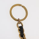 CHANEL COCO Mark Key Ring Charm metal Gold CC Auth bs34873-5
