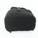 PRADA Chain Shoulder Backpack Nylon Black Silver Auth bs34877A-5
