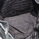 PRADA Chain Shoulder Backpack Nylon Black Silver Auth bs34877A-11