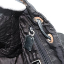PRADA Chain Shoulder Backpack Nylon Black Silver Auth bs34877A-23