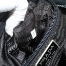 PRADA Chain Shoulder Backpack Nylon Black Silver Auth bs34877A-12