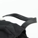 PRADA Chain Shoulder Backpack Nylon Black Silver Auth bs34877A-14