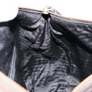 PRADA Schoudertas met Ketting Nylon Zwart Goud Auth bs34879A-19