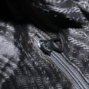 PRADA Schoudertas met Ketting Nylon Zwart Goud Auth bs34879A-21