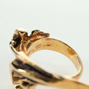 VERSACE Ring metal Gold Tone Auth bs34882A-9