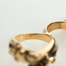 VERSACE Ring metal Gold Tone Auth bs34882A-14