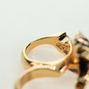 VERSACE Ring metal Gold Tone Auth bs34882A-16