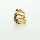 VERSACE Ring metal Gold Tone Auth bs34882A-3