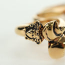 VERSACE Ring metal Gold Tone Auth bs34882A-5
