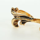 VERSACE Ring metal Gold Tone Auth bs34882A-6