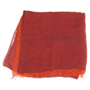 HERMES Sjaal Zijde Rood Auth bs34883A-1