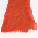 HERMES Sjaal Zijde Rood Auth bs34883A-13