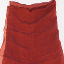 HERMES Sjaal Zijde Rood Auth bs34883A-3