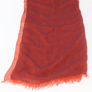 HERMES Sjaal Zijde Rood Auth bs34883A-4