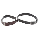 GUCCI GG Canvas Guccissima Belt Leather 2 Set Beige Black Auth bs34884-1