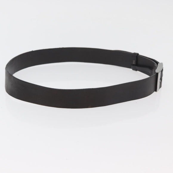 GUCCI GG Canvas Guccissima Belt Leather 2 Set Beige Black Auth bs34884